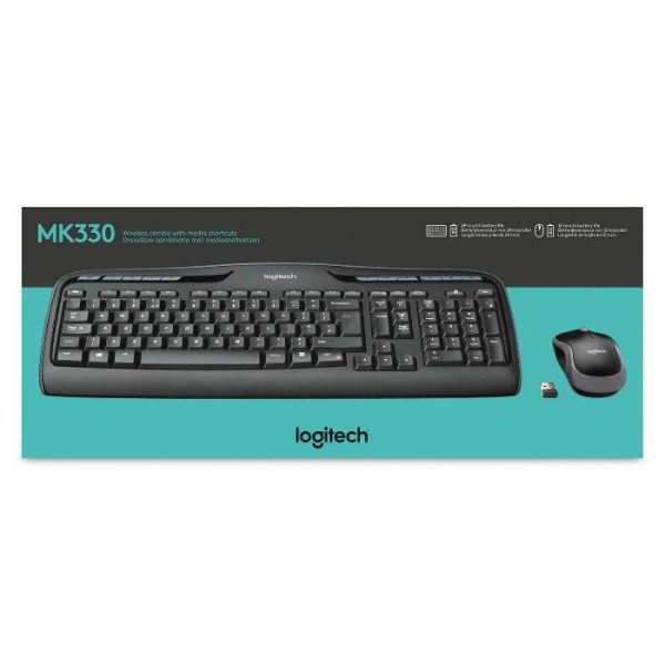 KIT MK330 Tastiera + Mouse  Nera (920-003971)