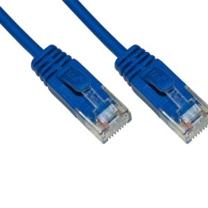 Cavo di Rete Dritto Non Schermato T.5E 0,5 MT COLORE Blu