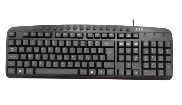 Tastiera KB-2105U USB Multimediale Nera
