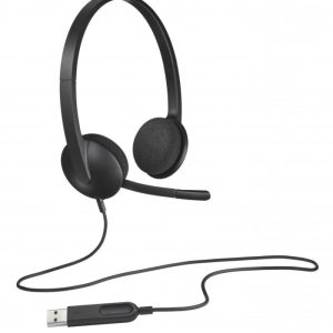 Logitech H340 headset cuffie + microfono USB Nero