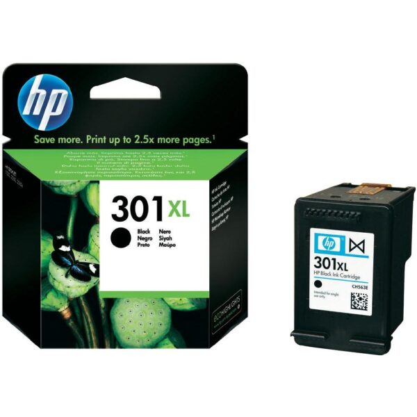 Hp Cartuccia Originale CH563EE N.301XL Nero
