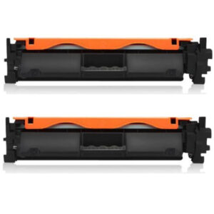 Cartuccie di toner con Chip (x2 Nero) compatibile HP 17A CF217A