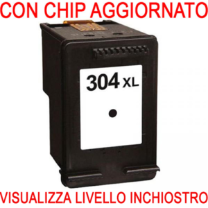 Cartuccia Compatibile rigeNerata Per HP 304 Nero N9K08A