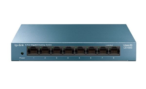 Tp-Link LS108G Switch di Rete Non gestito Gigabit Ethernet (10/100/1000) Blu