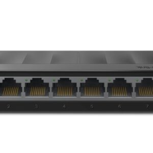 Tp-Link LS1008G Switch di Rete Non gestito Gigabit Ethernet (10/100/1000) Nero