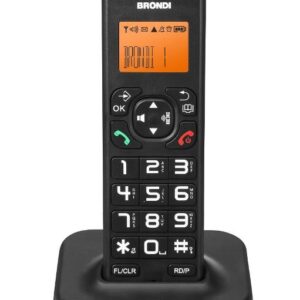 Brondi Bravo Star Telefono Identificatore di chiamata Nero