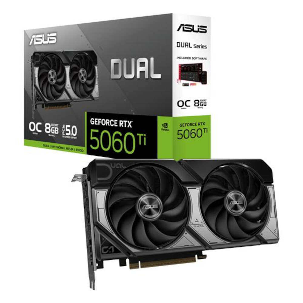 Asus Dual GeForce RTX 5060 Ti OC 8GB GDDR7 90YV0MP2-M0NA00