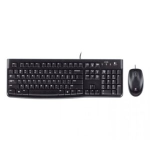 Logitech Tastiera MK120 Log+Mouse Nera Usb Retail