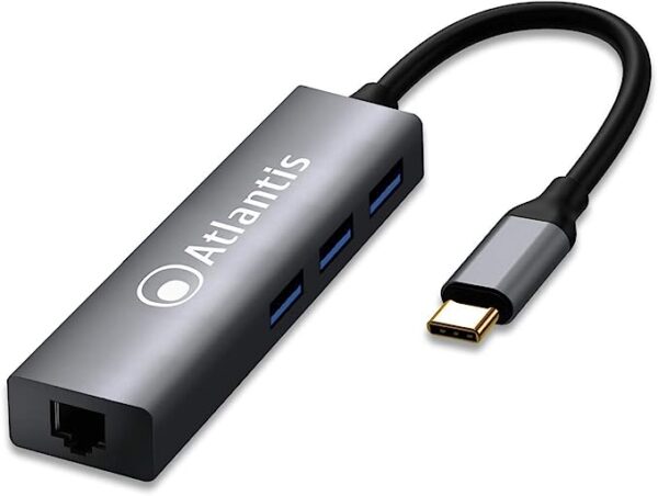 Atlantis Land A04-tc LAN HB Hub di Interfaccia USB 3.0 (3.1 Gen 1) Type-c Nero