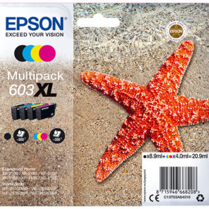 Epson 603 XL Cartuccia d'inchiostro 1 pz Originale Resa Elevata (XL) Nero, Ciano, Magenta, Giallo