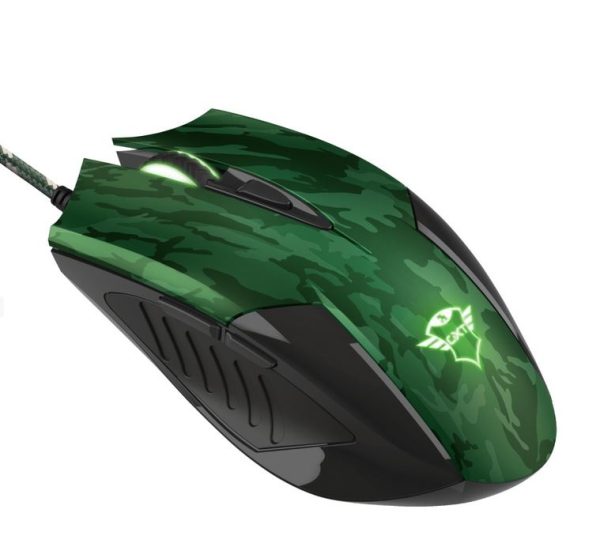 Trust gxt781 rixa (23611) - mouse gaming con led + mousepad - camo fanyasy - immagine 2