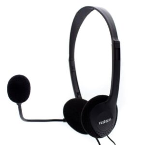 Cuffie e Auricolari - NILOX - connettore 2x jack 3.5mm, microfono, lunghezza cavo 1.8 mt