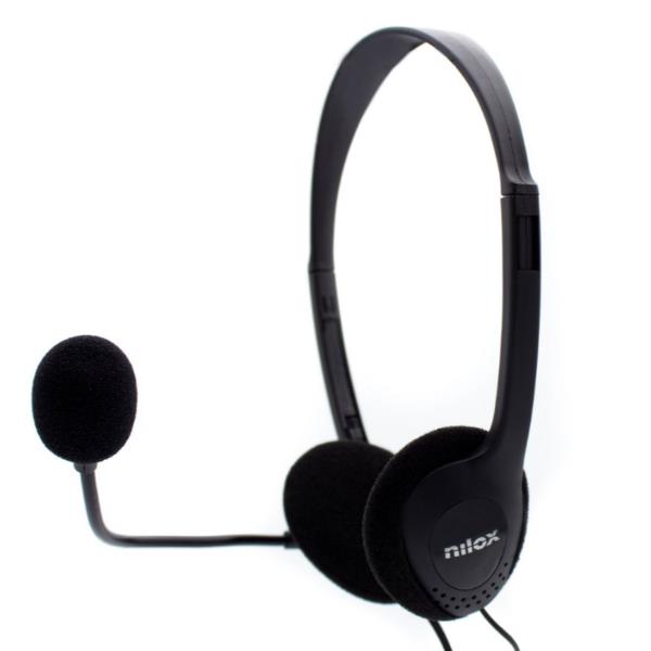 Cuffie e Auricolari - NILOX - connettore 2x jack 3.5mm, microfono, lunghezza cavo 1.8 mt