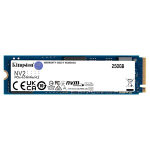 Kingston Memoria di Archiviazione HDD SSD M.2 2280 PCIe 4.0 NVME 250GB SNV2S/250G