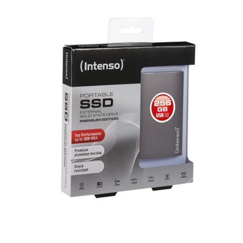 Intenso 3823440 Premium Edition 1,8" SSD externo 256 GB, SSD portatile, Fino a 320MB/s