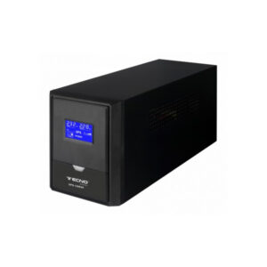 TECNO UPS 1200VA 500W 3 USCITE BIVALENTI FUNZIONE AC RESTART diSPALY LCD