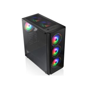Case Gaming TX-192-11 M-ATX con 6 VENTOLE COLORATE INCLUSE